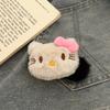 Estilo Coreano Nuevo Lindo Peluche Kitty Dulce Horquilla Flequillo de Niña Panda Dibujo Animado Accesorios para el Cabello BB Adorno para la Cabeza