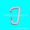 Herrajes fábrica mayoreo 4cm pequeño aleación de aluminio hebilla de alambre accesorios de equipaje mosquetón tipo D para exteriores