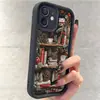 Estantería Navideña Transfronteriza Escalera de Esmeril Ojo del Cielo Ranura Negra Adecuado para Funda Protectora de Teléfono Móvil Iphone15/16/17