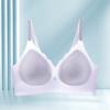 Sutiã de copo de favo de mel respirável, roupa íntima sexy sem rastros, sutiã push-up feminino de verão, peito grande e fino, peito pequeno, sem anel de aço