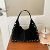 2026 Bolso de Mujer Nuevo de Gran Capacidad de Moda Bolso de Hombro Único Mate para Debajo del Brazo Bolso Retro Versátil Bolso de Mano Casual
