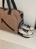 Bolsa de Viagem Curta de Aparência Sofisticada e de Alta Qualidade Que Pode Ser Usada como Mala de Rodinha Acomodação Embarque Fitness Compartimento Separado para Sapatos Bolsa de Embarque