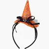 Diadema de bruja de Halloween para el pelo, hebilla para la cabeza de actuación de baile del festival de fantasmas, diadema de dibujos animados transfronteriza, accesorios de decoración de festival al por mayor