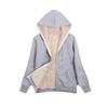 Sudadera con capucha de terciopelo popular de invierno 2024 para mujer de talla grande europea y americana transfronteriza, chaqueta de felpa para mujer en stock