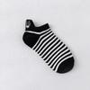 Calcetines de Barco Nuevos para Mujer Verano Algodón Calcetines Bordados en el Talón Cebra Blanco y Negro Dibujos Animados con Manchas Boca Baja Calcetines Venta al por Mayor