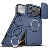 Adecuado para iPhone 18 Pro Max, Funda para Teléfono con Soporte de Ventana Deslizante, Cubierta Protectora Magnética Anti-Caídas para Montaje en Coche Apple 17
