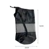 Calça com Bolso de Aba e Cordão Bolsa de Rede de Poliéster Tecido Oxford 210D Bolsa Carteiro Bolsa Impermeável com Cordão Mochila de Armazenamento Bolsa com Logotipo Personalizado