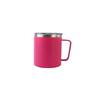 Nova Caneca de Café Popular da Moda 12oz Camada Dupla Aço Inoxidável 304 Alça a Vácuo Logotipo com Letras