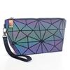 Bolsa de Mano Arcoíris Japonesa Geométrico Irregular Bolsa de Cosméticos Colorida Luminosa Bolsa de Cosméticos