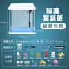 Tanque de Peces Sala de Estar Hogar Cambio de Agua Gratis Perezoso Oxigenado Pequeño Mediano Mini Paisajismo Creativo Acuario de Cristal Red Social