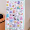 Pegatinas de Gemas de Diamante Hermosas Estilo Japonés Dibujos Animados Relieve Estéreo 3D Pegatinas Decorativas DIY para Niños y Niñas Funda de Teléfono Móvil