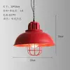 Lustre Estilo Loft de Hong Kong Personalizado Estilo Industrial Retrô Restaurante Hotel Restaurante de Hot Pot Loja de Jardim de Infância Vermelho Lâmpadas Comerciais