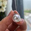 Colgante de perla australiana blanca Shijia de luz fría 14 mm con cadena de entrega simple elegante versátil regalo para mamá