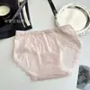 Bragas de Lazo Doble Pure Desire para Mujer, Satinado Encaje Malla Hueca Cintura Baja Ajustadas al Cuerpo Algodón Puro Entrepierna