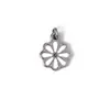Colección de colgantes florales frescos transfronterizos europeos y americanos: Colgantes de collar pequeños y exquisitos con diseño de margarita y flor de cerezo esmaltados