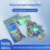 Sacos Selados Anti-Odor, Sacos com Zíper a Laser, Sacos de Filme de Poliéster Holográfico, Sacos para Embalagem de Joias, Atacado, Podem Ser Impressos com Logo