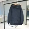 Jaquetas de Penas Big Goose 13 Expedição Pele de Lobo Canadense Parka Acolchoada Masculina de Comprimento Médio Jaqueta 2062Ma