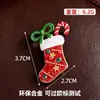 Broche de Aleación Ecológico de Dibujos Animados Navideños Campana de Viento Navideña Linda Transfronteriza Pin Accesorios de Ropa Mini Modernos