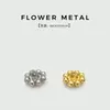 Botões de Metal Vazados Delicados com Flor de Pérola Versáteis para Casacos, Cardigans de Tricô, Suéteres, Camisas e Blusas Botões Decorativos