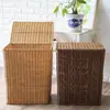 Cesta de Lavandería Estilo Nórdico con Tapa, Contenedor Grande para Ropa Sucia para Baño, Cesto de Lavandería por Wan Hongzhi