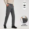 Calças de Outono Masculinas Grossas com Forro de Fleece, Impermeáveis e à Prova de Vento, para Caminhada ao Ar Livre, Deslocamento e Uso Casual