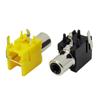 Amplificador de Potencia Profesional Conector AV 1/2/3/4/6 Orificios Soldado Interfaz de Audio y Video Conector Hembra RCA Loto