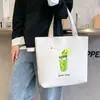 Bolsa de Lona Bolso para Estudiante Universitaria Bolso de Mano para Clase Gran Capacidad Bolsa de Compras Bolso Tote Versátil Venta al por Mayor Cabello