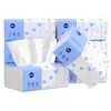 Papel Tissue Manhua Pacote Grande Doméstico, 300 Folhas * 40 Pacotes, Caixa Fechada de Papel Higiênico, Papel Tissue Espessado de 5 Camadas de Polpa de Madeira Virgem