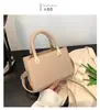 Bolso de Mano Pequeño Cuadrado Versátil Transfronterizo para Mujer con Aspecto de Alta Gama, Bolso de Hombro de Color Sólido, Bolso Cruzado, Bolso Guliang Jiji
