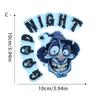 Nuevas Pegatinas Halloween Luminiscentes en la Oscuridad, Bruja Calavera Aterradora Pegatinas Creativas para Interruptor de Dormitorio, Accesorios de Broma Aterradores para Fiestas