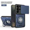 Comércio Exterior Transfronteiriço Aplicável Samsung S26 Ultra Lente Protetora Janela Deslizante Capa de Celular A27 Capa Protetora Magnética para Carro