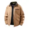 25658 Nueva Tendencia de Moda Popular Chaqueta de Trabajo para Hombre, Chaqueta de Béisbol Retro Americana Primavera y Otoño, Suministro Transfronterizo