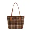 Bolsa Estilo Ins Transfronteiriça para o Dia a Dia Grande Capacidade Bolsa de Ombro Sob o Braço Literária Elegante Bolsa de Ombro para o Trabalho