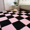 Alfombra de sala de estar de alto valor alfombra de mesita de noche de dormitorio alfombra de decoración de habitación se puede cortar y empalmar tapete de piso alfombra para dormir