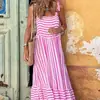 FD1060 em estoque outono 2022 novo vestuário feminino transfronteiriço moda temperamento vestido solto vestido casual listrado