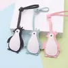 Decoración Colgante de Pingüino de Cuero de Dibujos Animados de 6 Colores Bolsa de Cuero Ropa Prendas Colgante Relleno de Algodón Atracción de Regalo Suministro