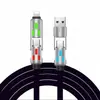 Nuevo Cable de Carga Rápida de Silicona 240W Emisor de Luz Cuatro en Uno Cable de Carga Tipo-C Adecuado para Apple, Huawei y Android