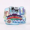 [Serie de Zhejiang] Zhejiang Hangzhou Pegatina para Refrigerador Pegatina Magnética Atracciones Turísticas Souvenir Cultural Pegatina Estéreo para Refrigerador