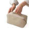 Bolsa Cosmética com Zíper Único Grande Capacidade Portátil Avançada Bolsa de Armazenamento de Cosméticos Impermeável Bolsa de Armazenamento de Artigos de Higiene Pessoal para Viagem