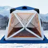 Tienda de hielo de invierno, tienda de algodón, tienda de pesca, aislada y cálida, refugio portátil para acampar, tienda de campaña, a prueba de frío
