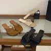 Sandalias Chuyuji estilo francés, versátiles para el día a día, con punta abierta y tacón grueso, cómodas para vacaciones en la playa, fáciles de poner