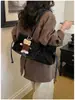 Bolso de Viaje para Mujer 2026 Nuevo Otoño/Invierno de Gama Alta Maillard Bolso de Hombro Gran Capacidad Bolso Tote con Estampado de Leopardo