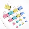 Clips de Cola Larga Xinghui, Clips para Papel de Colores, Pinzas para Billetes, Clips de Cola de Fénix de 25 mm, Metálicos Grandes, Medianos, Pequeños Organizadores de Documentos Financieros