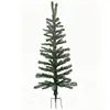 Nova Árvore de Natal de Chão, Densa PVC Verde, com Enfeites, Laço, Natal, Árvore de Natal Realista Luxuosa