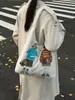 Bolso Tote de Gran Capacidad Estilo Lujo Ligero para Viajes Diarios de Mujer 2026 Nueva Moda de Primavera Bolso Casual de Hombro/Axila de Lana de Cordero