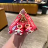 Nuevo llavero grande de Sanrio Oso Fresa, colgante para mochila de estudiante, muñeco de dibujos animados, decoración de bolso