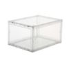 Caja de Zapatos Almacenamiento Caja de Almacenamiento de Plástico Duro Ensamblaje Almacenamiento Ahorro de Espacio Magnético Gran Capacidad Plegable Caja de Almacenamiento de Zapatos