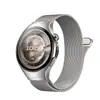 Aplicável à pulseira Huawei Watch 5, pulseira de relógio magnética de aço inoxidável milanesa, pulseira de malha metálica, com encaixe por pressão sem costura