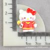 Accesorios de resina de dibujos animados de gato KT, pegamento de crema casero, caja de papelería DIY, parche para taza de agua, tocado, horquilla