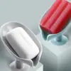 Caixa de sabão Sabão Rack de armazenamento Ventosa Parede montada sem punção Creative Draining Rack Água não acumulada Artefato de armazenamento doméstico